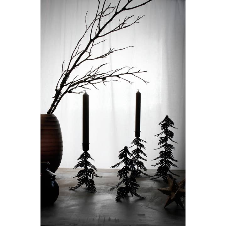 Nordstjerne North America – wholesale Ljushållare – Nostalgi Julgran Ljusstake - Svart (Låda med 4)