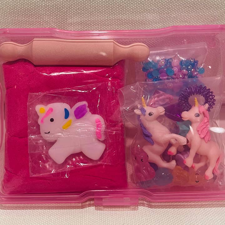 Sweetest Fidgets - Wholesale Toy set – Kids - Unicorn Kinetic Sand Sensory Kit2