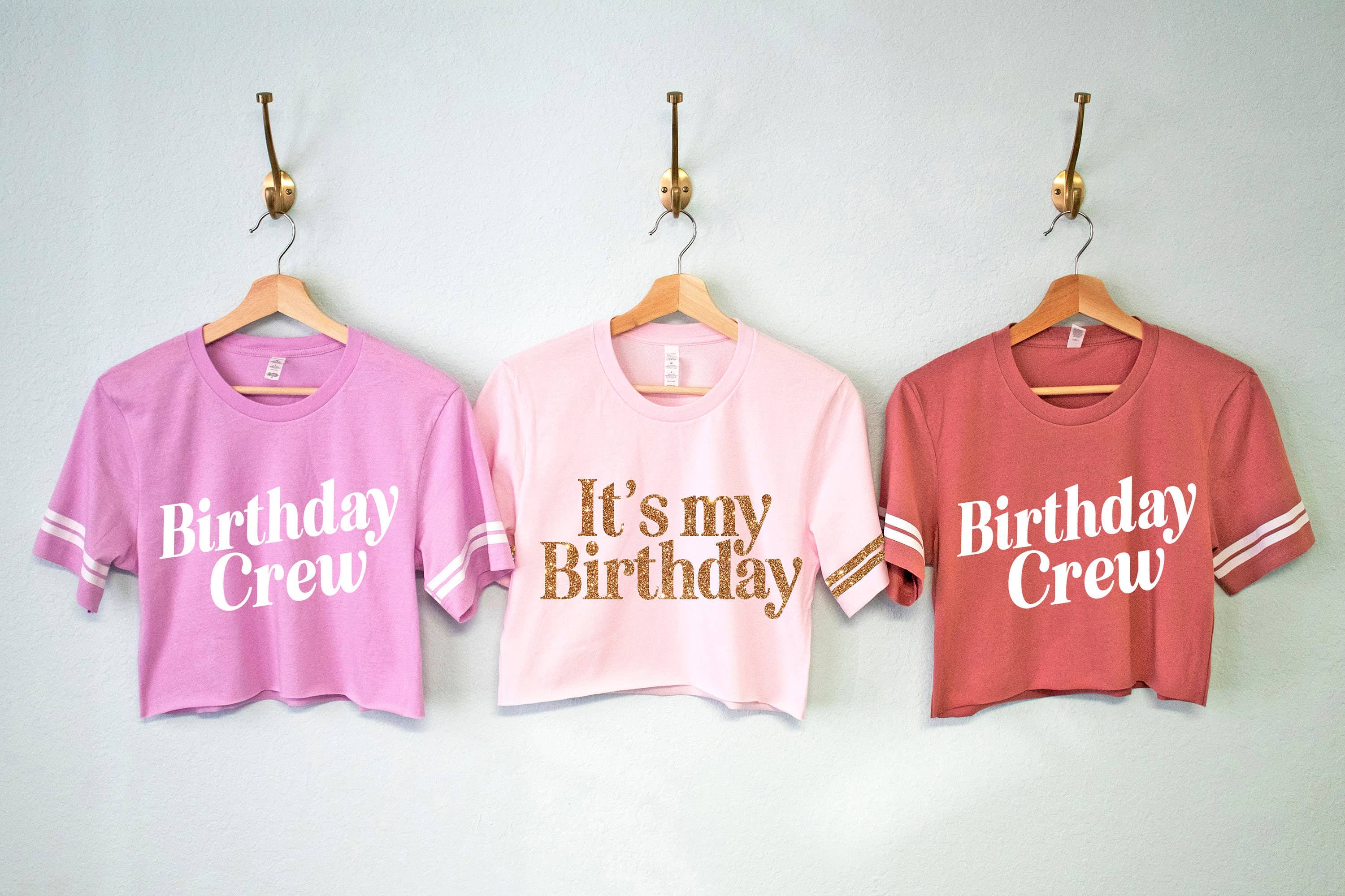 Nobullwoman Apparel - Wholesale Screen Printed T-Shirt - Women's - It'S My Birthday Shirt & Birthday Crew Crop Tops, Birthday3