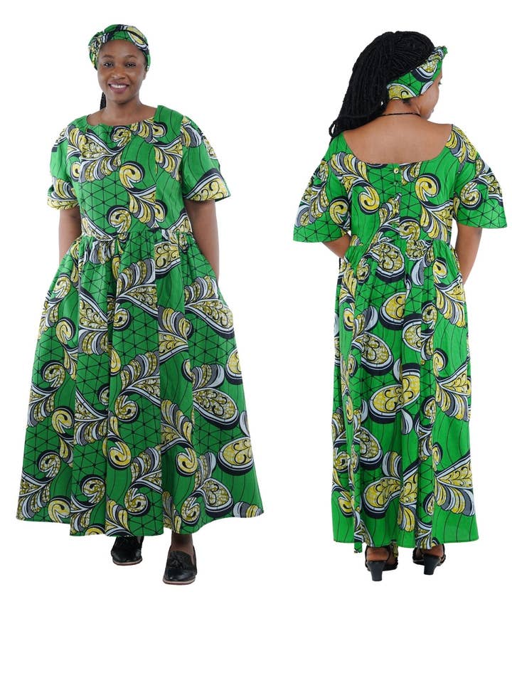 Robe longue africaine Ankara pour femmes (Copie) pour la vente par Satsuma Wholesale