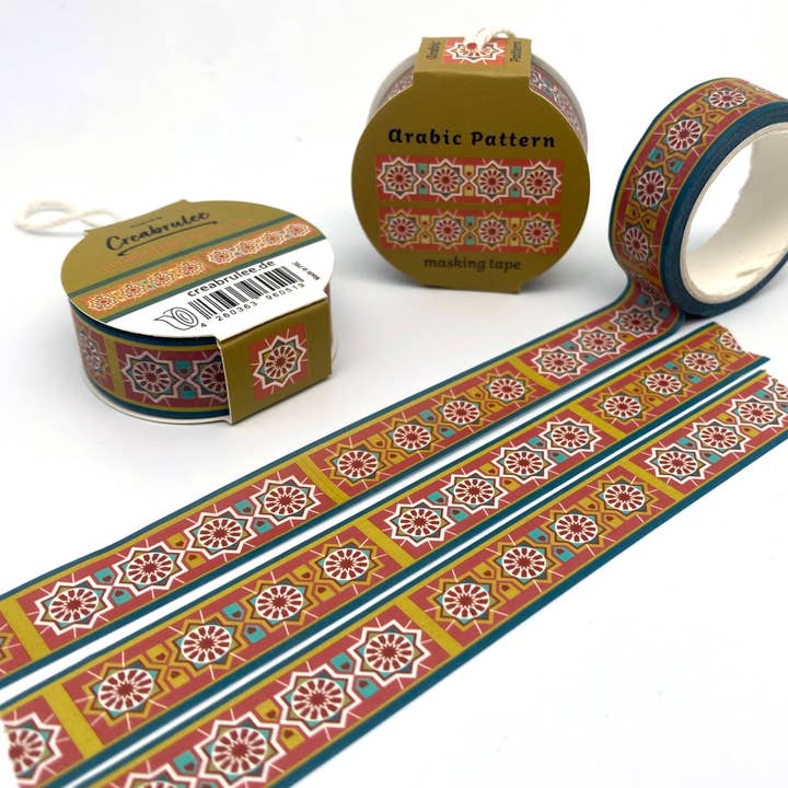 Creabrulee - Wholesale Washi Tape - Arabesque Pattern - Washi Tape / Masking Tape2