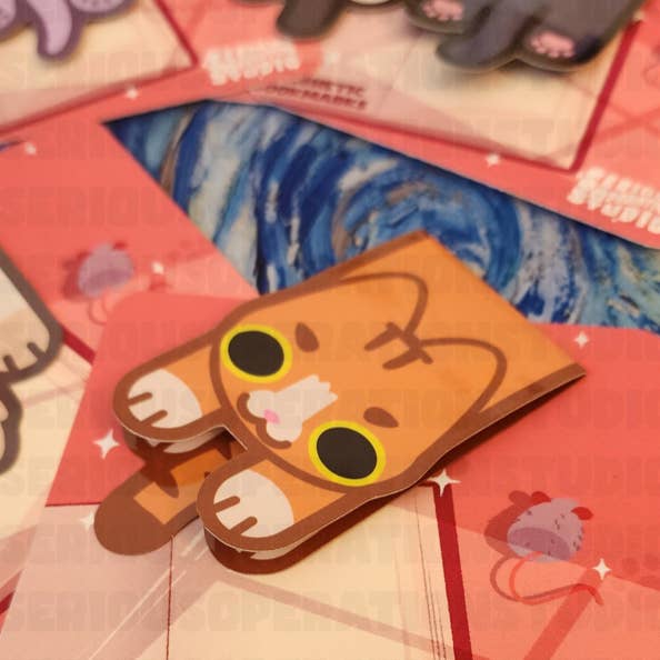 Magnetic Long Cat & Dog Bookmarks for wholesale by SeriousOperationStudio