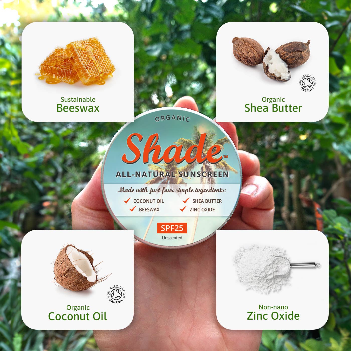 Not the Norm Natural Alternatives - Wholesale Sunscreen - Shade All-Natural Sunscreen | SPF25 | Unscented | 100ml1