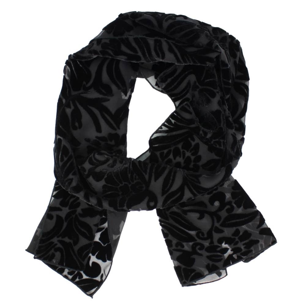 Dana Herbert - Wholesale Scarf - Women's - Burnout Velvet Scarf15