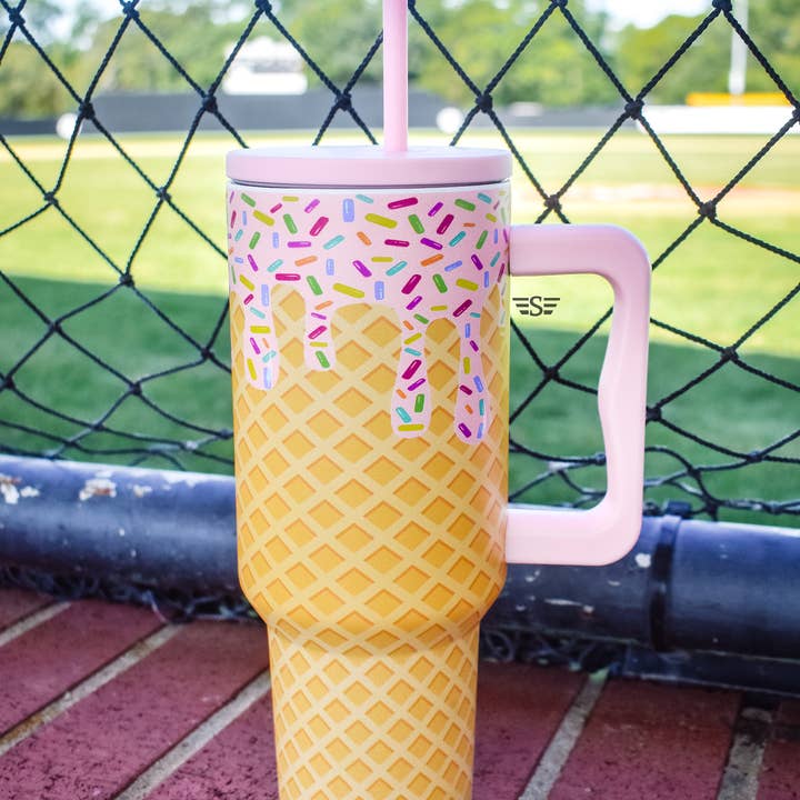 Ice Cream Drip 40oz Tumbler and other Purchase Wholesale ice cream cups with lids. Free Returns & Net 60 Terms on Faire trending on Faire.