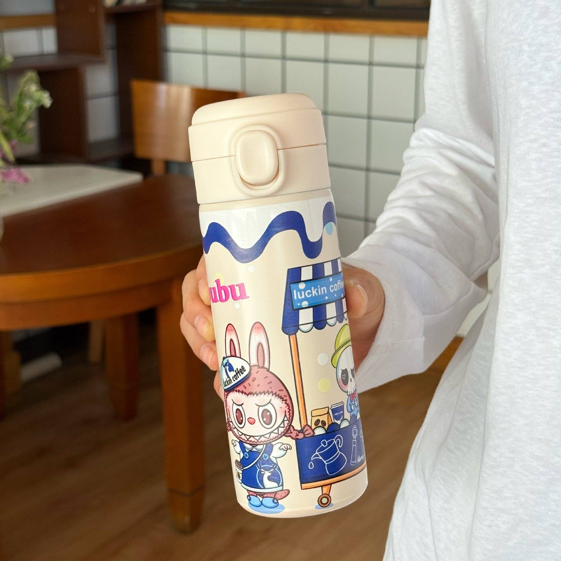 Little Trendy - Wholesale Water Bottle - Cute monster Stainless Steel Thermos Cup0