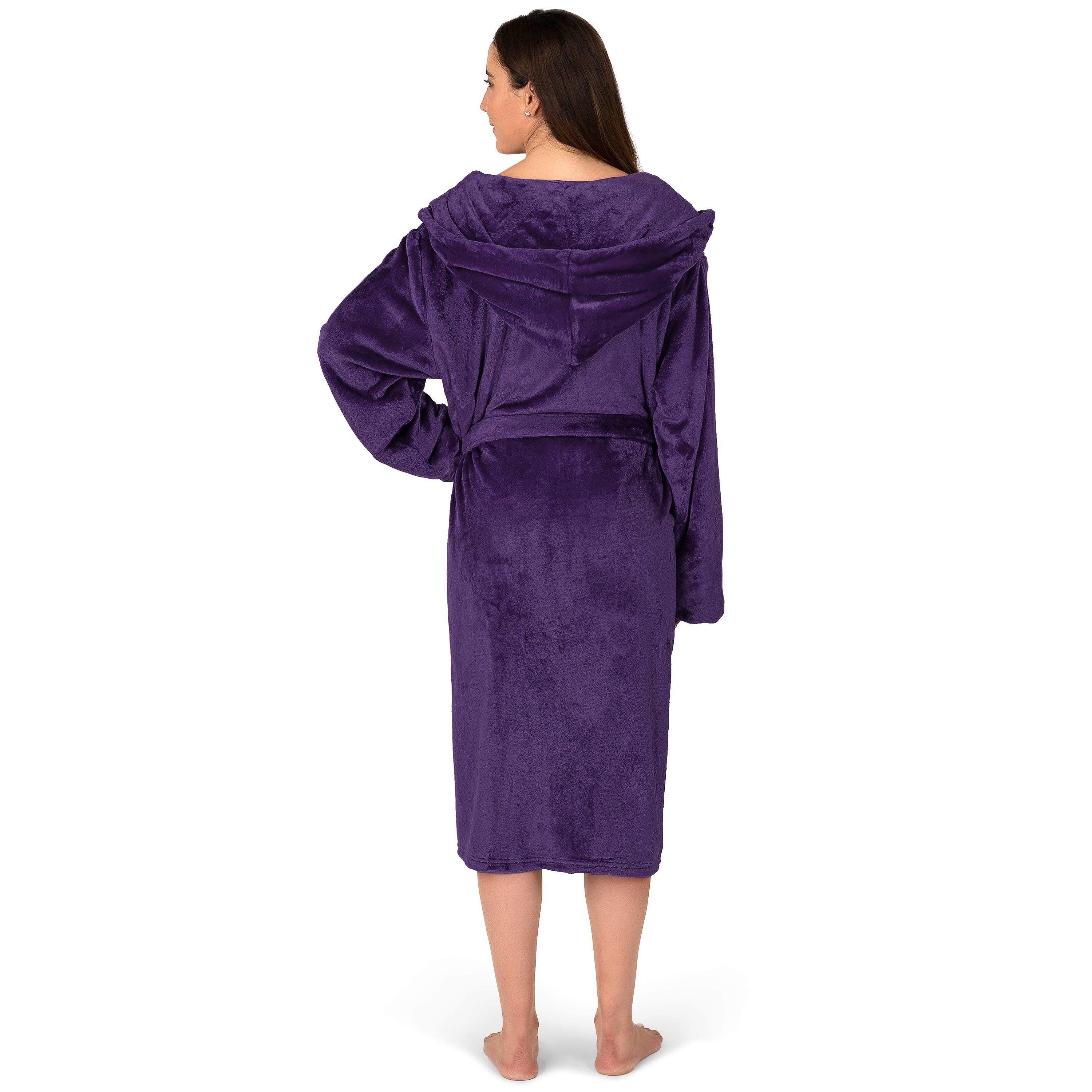 Pavilia - Wholesale Robe - Women's - Women's Classic Fleece Robe with Hood40