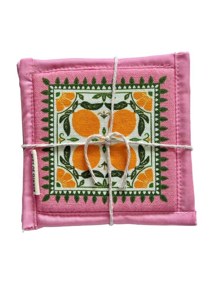 Coasters (Set of 4) | Botanical for wholesale by Hues of Summer