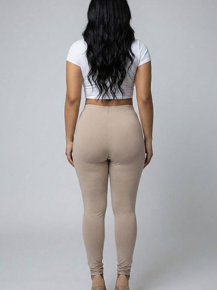 CAPELLA APPAREL - Wholesale Athletic/Lounge Leggings - Women's - Plus Basic Solid Leggings17