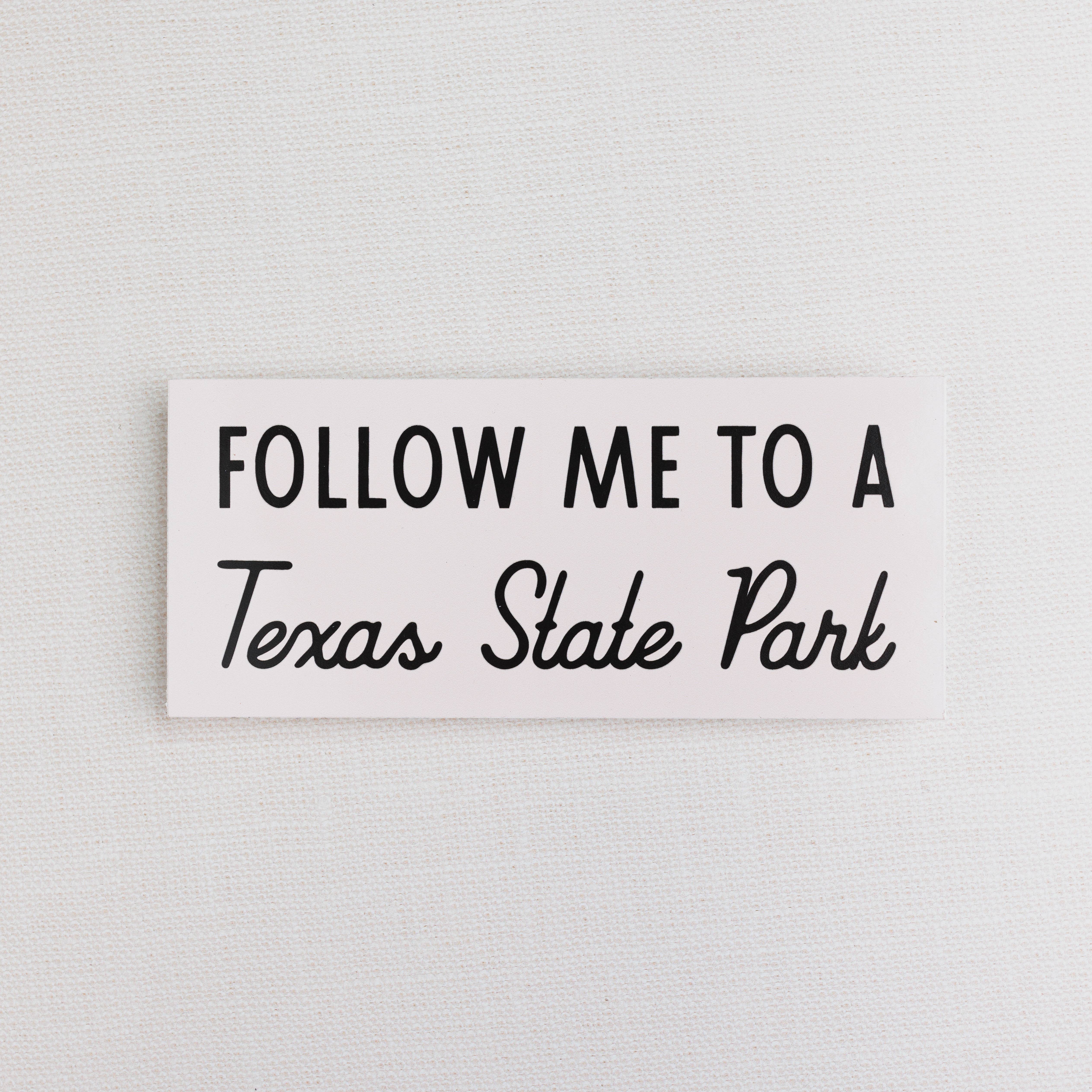 Morgan Lacey Hart - Vendita all'ingrosso Adesivo - Adesivi per paraurti Texas State Park