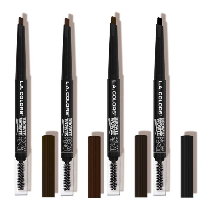 PINEAPPLE Beauty - Vente Crayons à sourcils/de remplissage - LA Colors CAD77.1 Ensemble de Présentoir Crayon & Gel Browie Wowie -1802