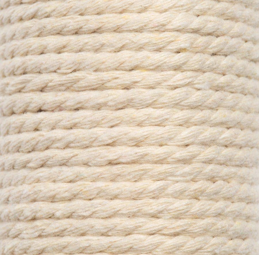 Wool Couture Company - Wholesale Craft Supplies - Macrame Cord Rope 3mm in Cream2