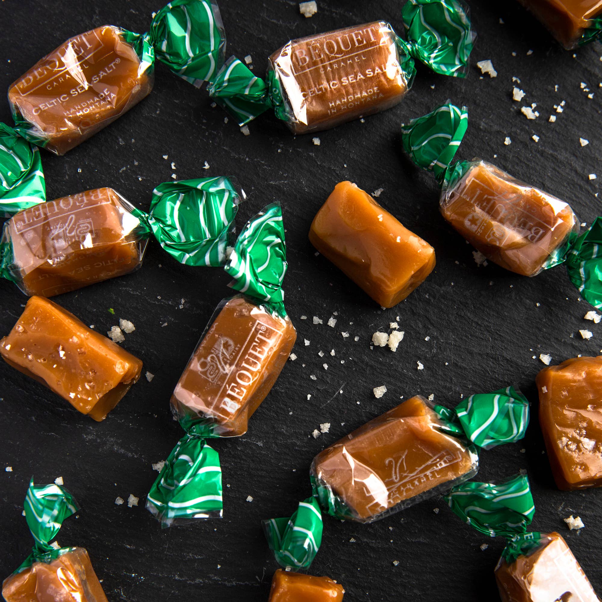 Béquet Confections - Wholesale Caramel - Béquet Gourmet Caramel Countertop Display1