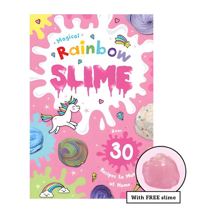 Magic Rainbow Slime Unicorn Book (With Free Slime) for wholesale by Kids Party Craft