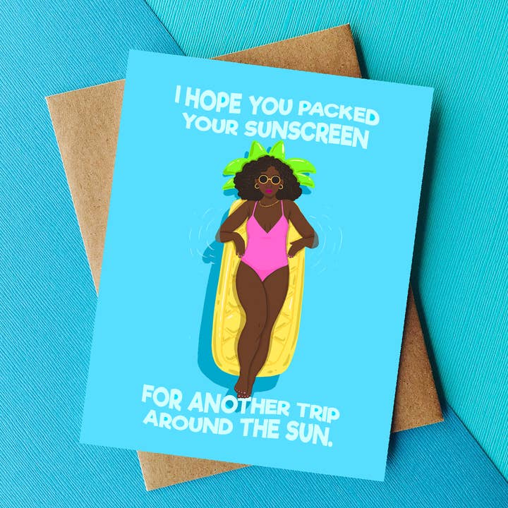 En annan resa runt solen - Roligt födelsedagskort för wholesale av Top Hat and Monocle