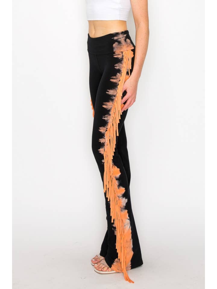 T-Party – Großhandel Hose – Damen – Tri Color Dip Dye Western-Yogahose4