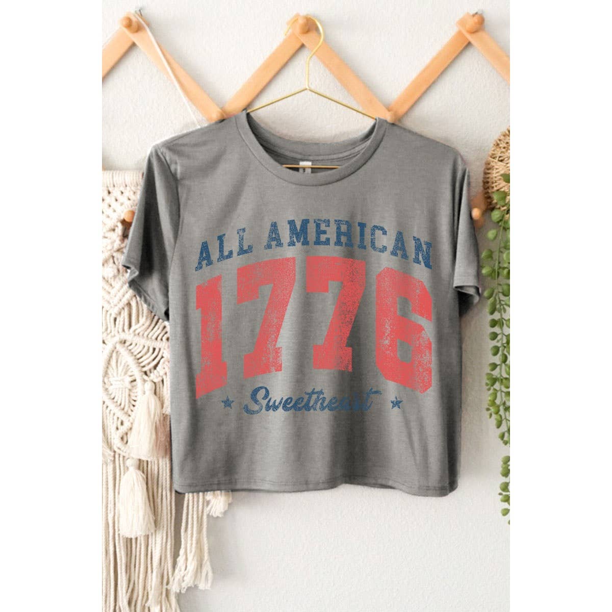 HRTandLUV - Wholesale T-Shirt (Graphic) - Women's - ALL AMERICAN 1776 SWEETHEART GRAPHIC CROP TOP3