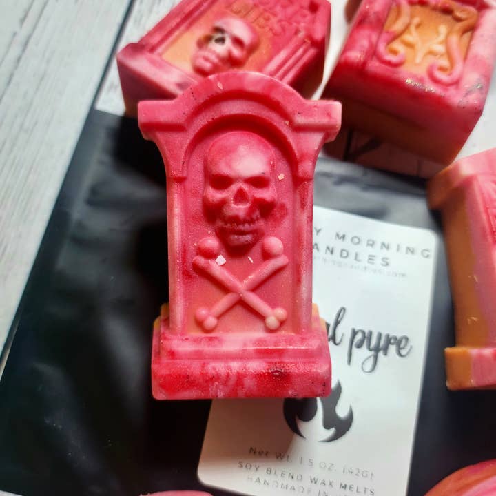 Rainy Morning Candles - Wholesale Wax Melt - Funeral Pyre | Tombstone Wax Melts1