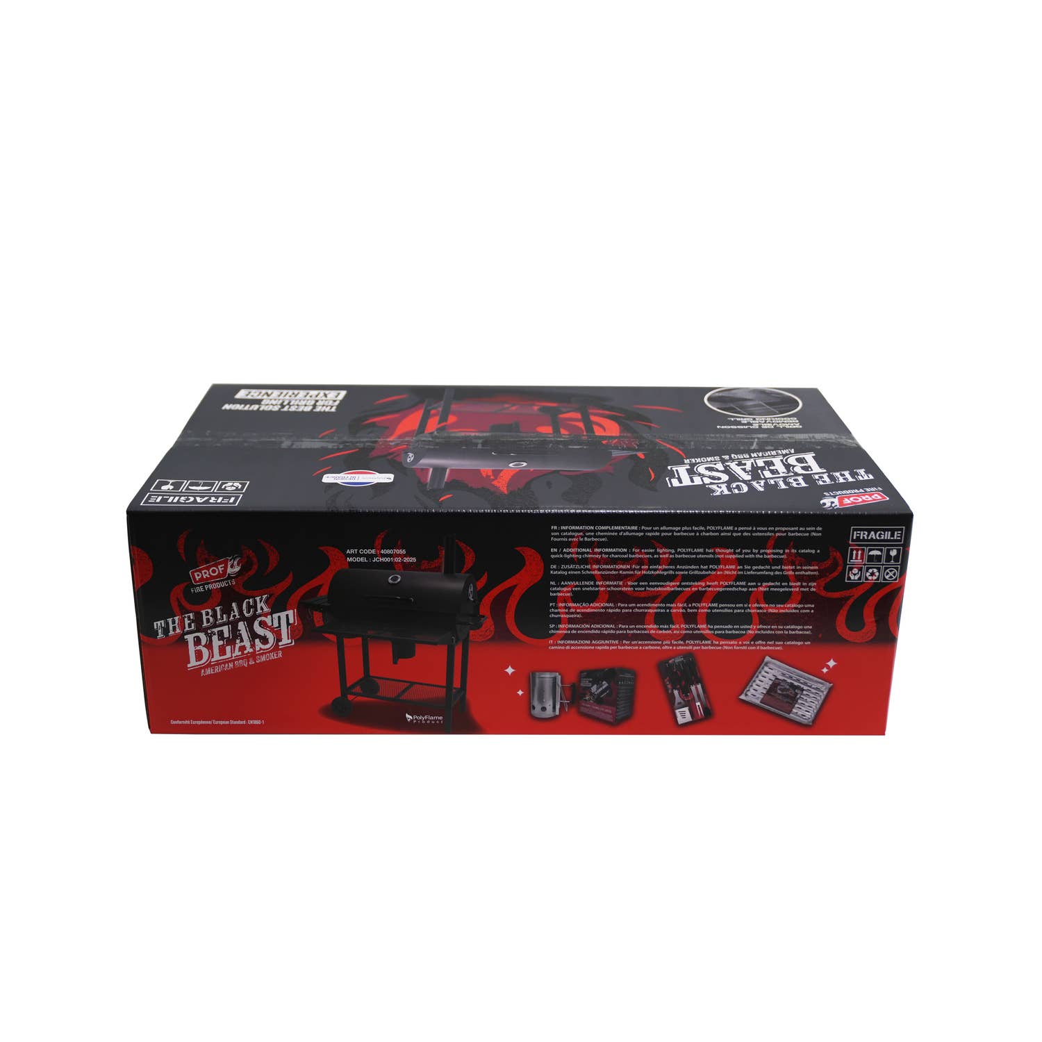 PROF - Wholesale Outdoor Grill Tools - 2-IN-1 BARBECUE GRILL AND SMOKER11