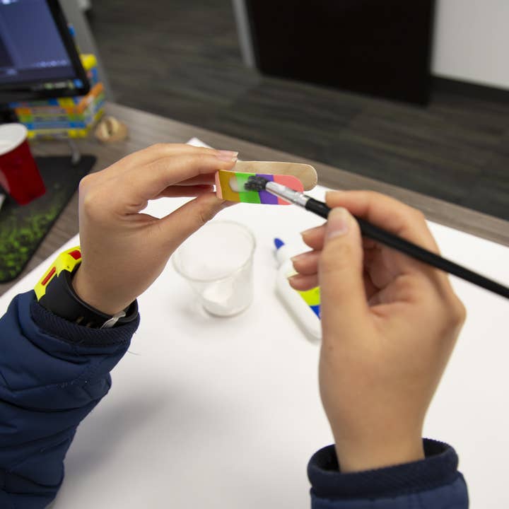 Luna Office Supply - Everyday Essential - Wholesale Paint/Wax Brush - Assorted Size Kid's Paint Brush Set - Pack of 51