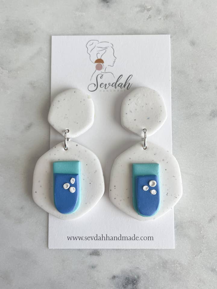 Reagenzglas-Ohrringe für für den Großhandel von Sevdah Handmade