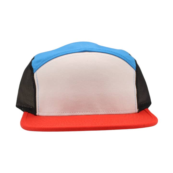 5 panel 3 tone runner cap Blank for wholesale by Brim of the World