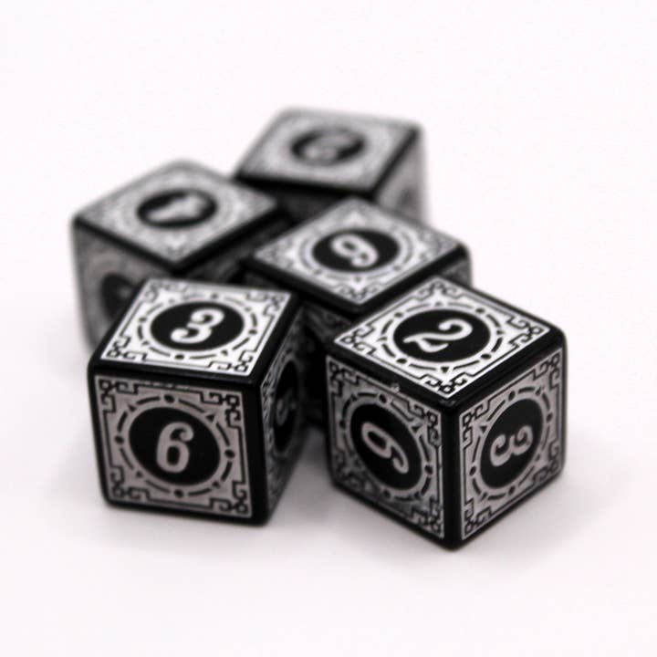 Antique White D6 5 Piece Set for wholesale by DnD Emporium Co