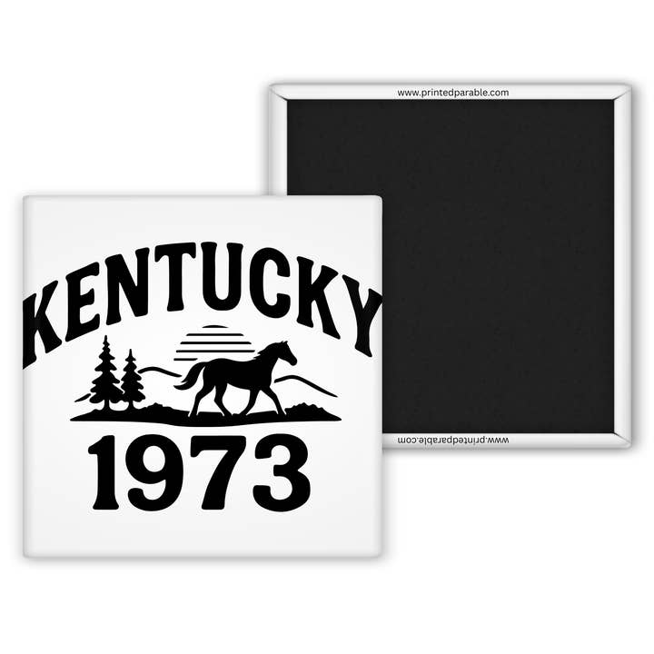 Kentucky 1973 magnet for wholesale by Printed Parable