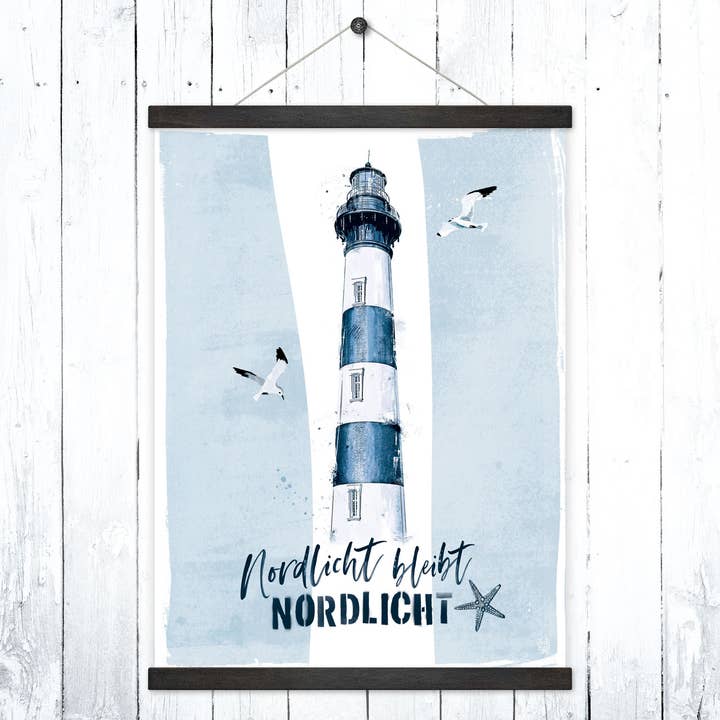 Póster marítimo A3 + tiras de póster en un set - Northern Lights para venta al por mayor de chili type