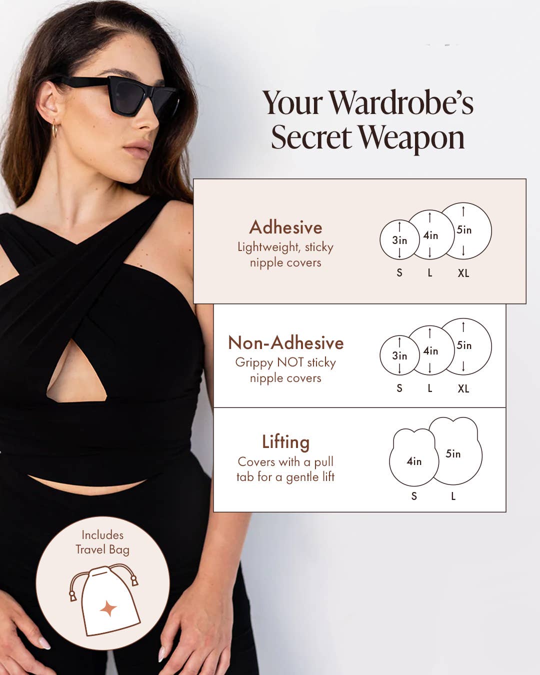 Bare Babe - Wholesale Nipple Pasties - Women's - Adhesive Nipple Covers5