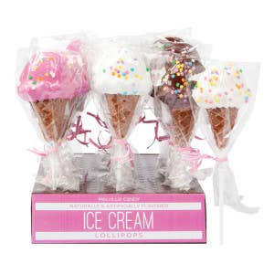 L&F Universal Goods - Wholesale Lollipop - Ice Cream Cone Lollipop 24/1OZ0