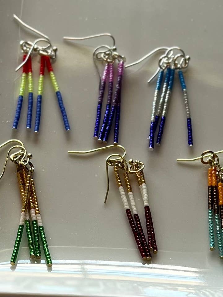 'Palette' Earrings for wholesale by Dragonfly Mama Designs, LLC
