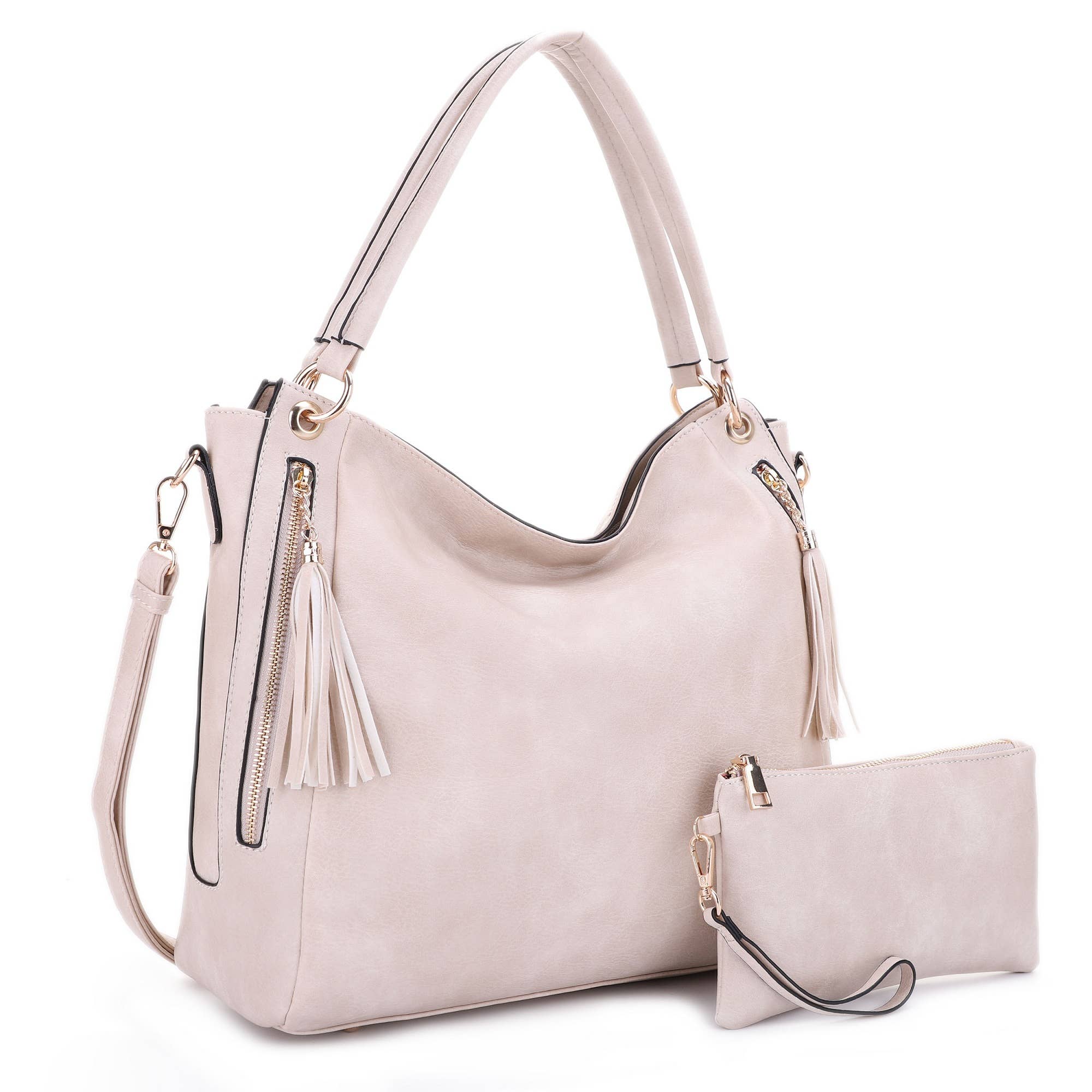 MiMi Wholesale - Wholesale Shoulder Bag - Women's - Tonya Ladies Hobo Shoulder Bag Double Zipper2