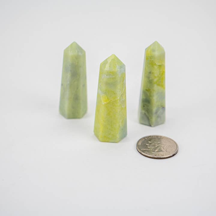 Pelham Grayson Rose - Wholesale Spiritual Stone/Crystal - Tapered Obelisk | Standing Point14
