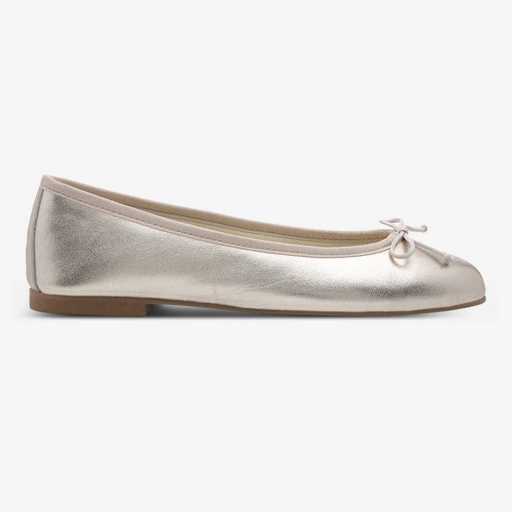 Champan Metallic Pige Ballerina for engroshandel hos Deisidro