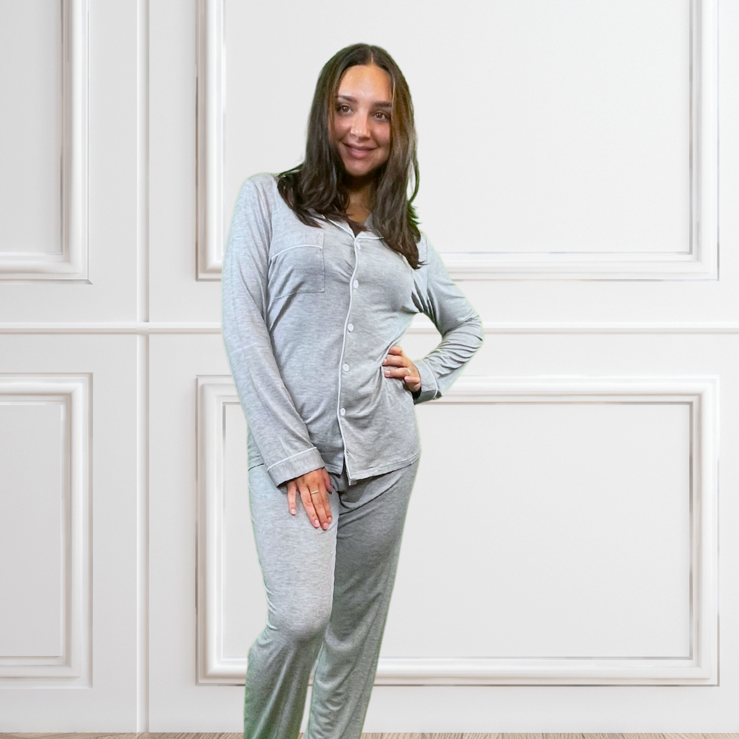 Willie J’s: The Easy PJ’s - Vente Haut et bas de pyjama – femme - Ensemble de pyjama en bambou doux qui évacue l'humidité pour femmes10