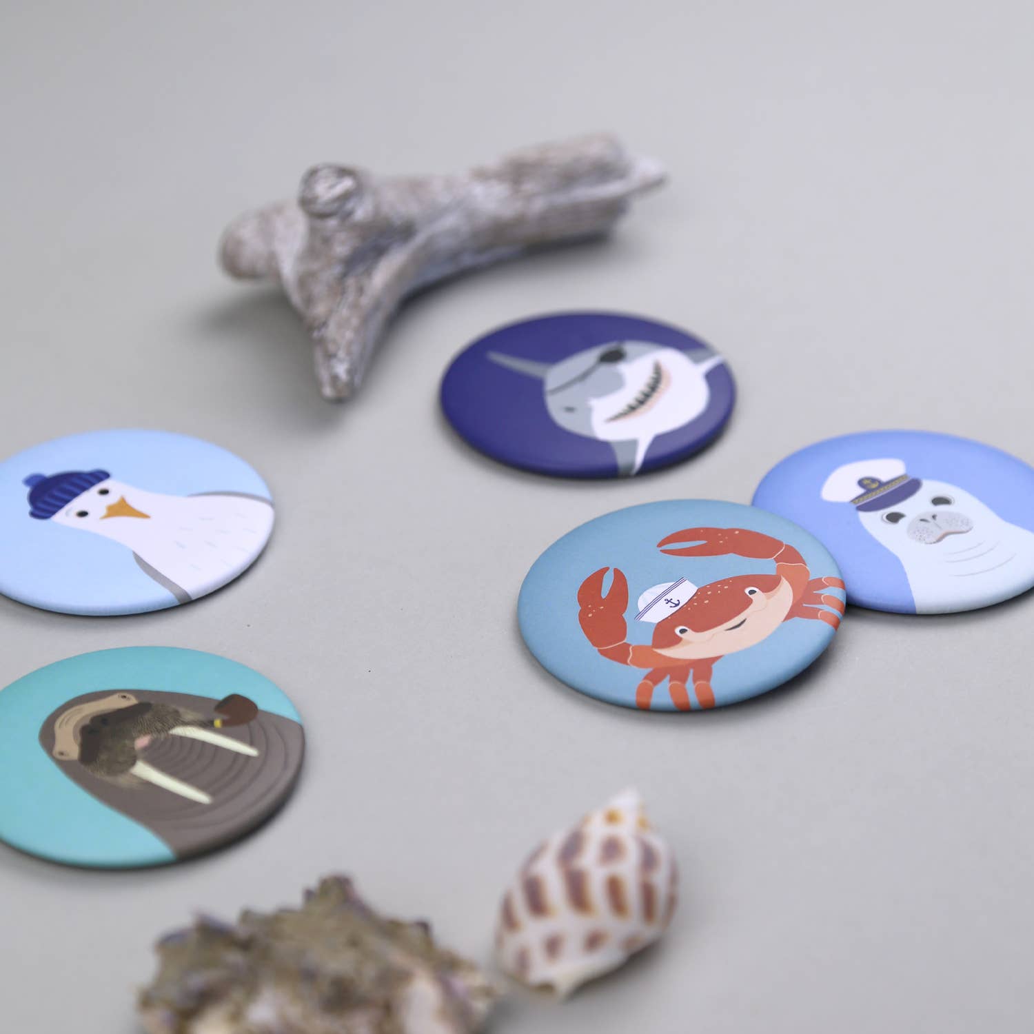 Kunst an Papier - Wholesale Magnet - Magnet Ole Shark6