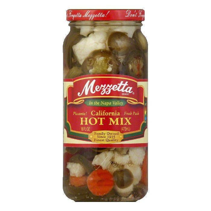 KeHE Distributors, LLC - Wholesale Dried Spice Mix - Mezzetta Mix Vegetables Hot, 16 OZ