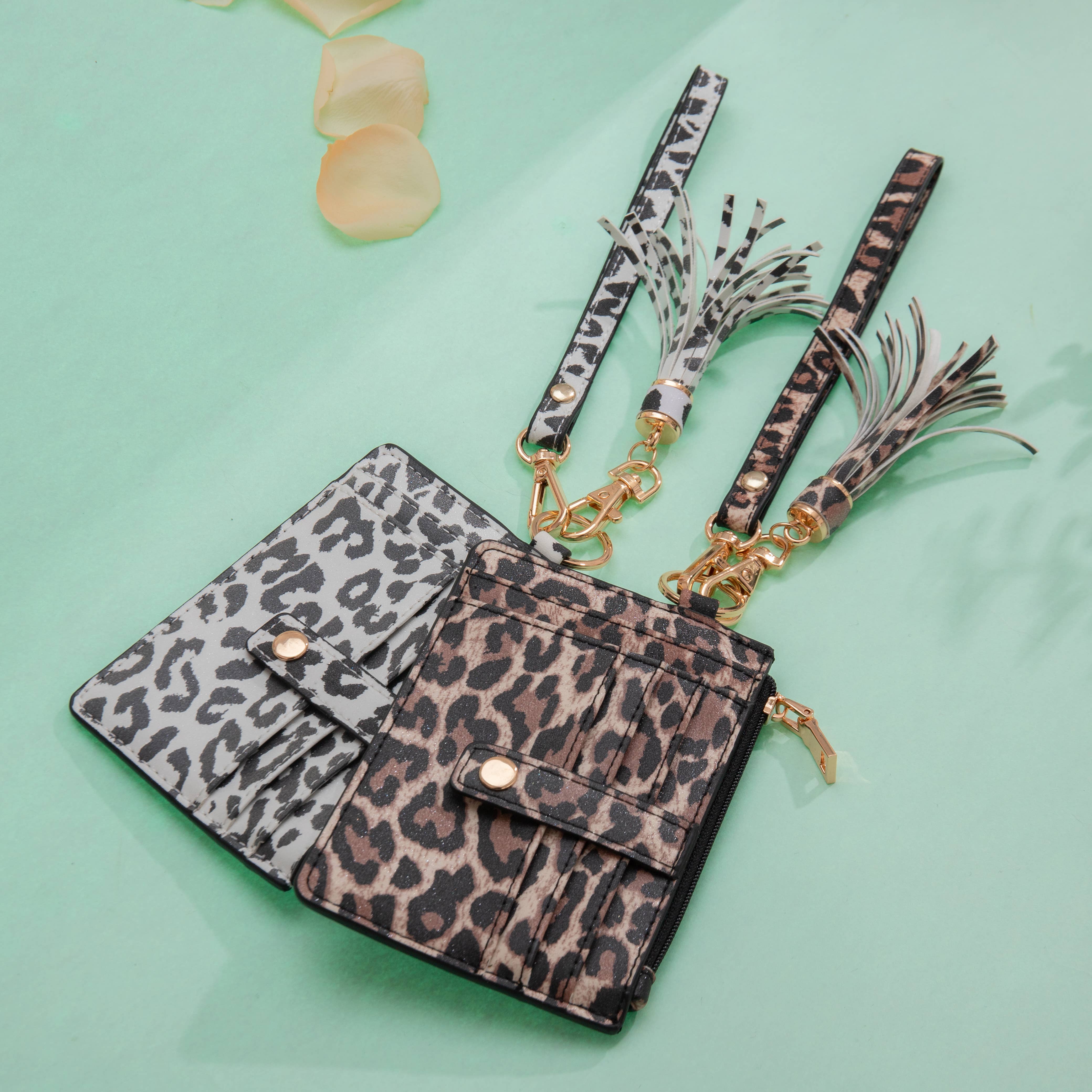 Sparkle Being – Carteira para cartões - Mulher por atacado – Carteira fina e elegante para cartões de pulso vegan em pele10