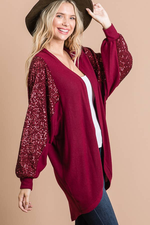 7th Ray - Wholesale Cardigan - Women's - Chill Embrace Women's Casual Cardigan T36552