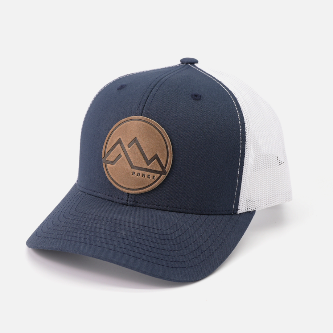 Range Leather Co. - Wholesale Trucker Hat - Unisex - Range Mountain Hat | Leather Patch Trucker Hat14