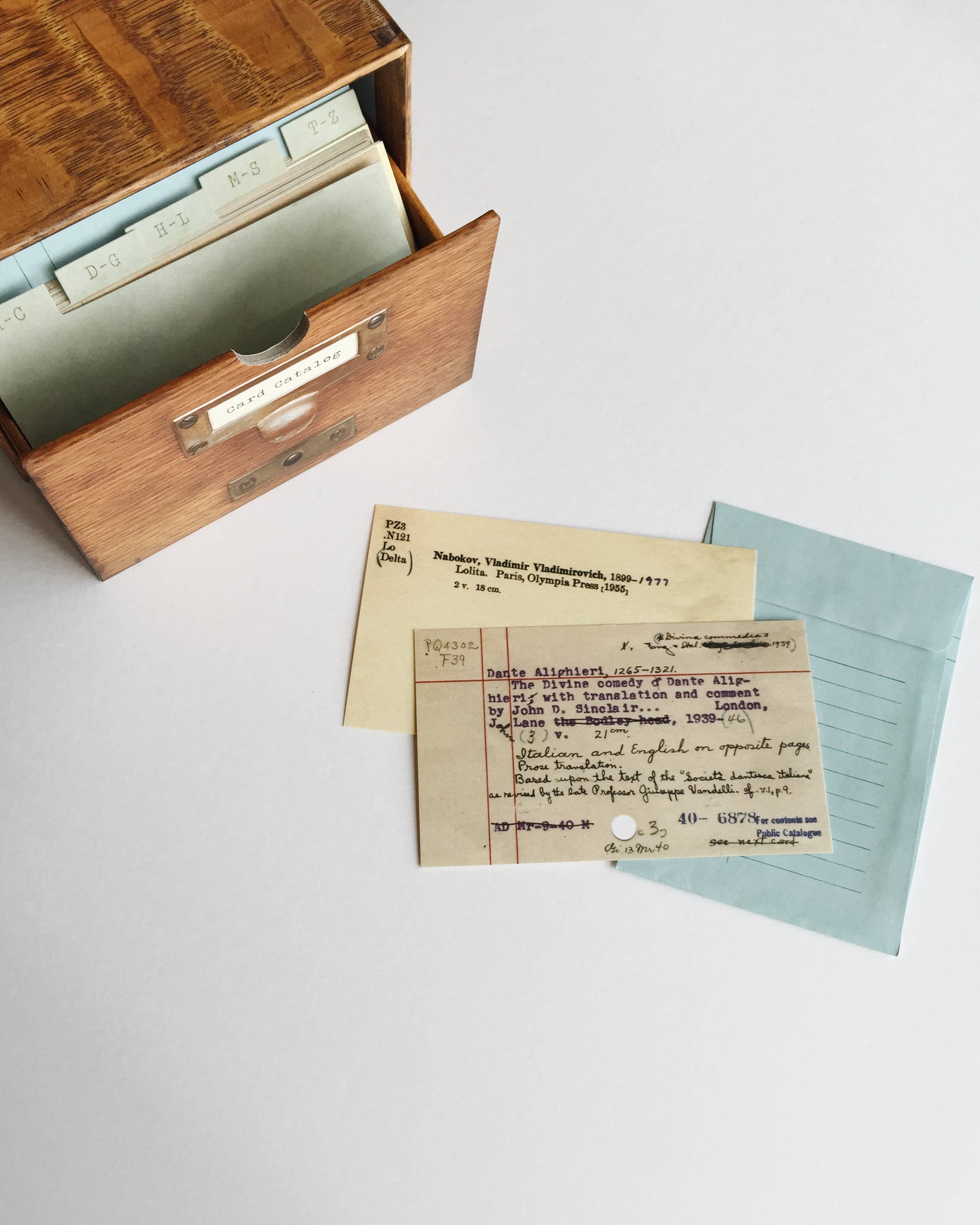 Chronicle Books - Wholesale Stationery/Notecard Set - Card Catalog1