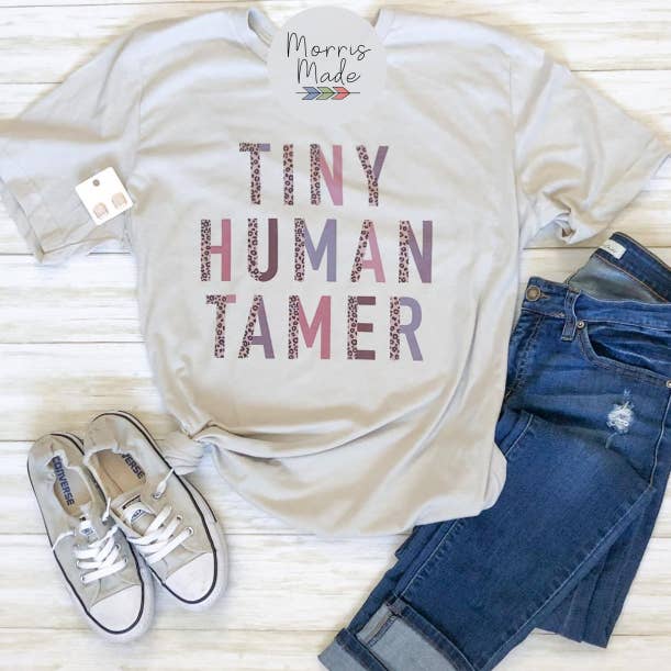 Tiny Human Tamer Unisex Tee for wholesale by MORRIS MADE