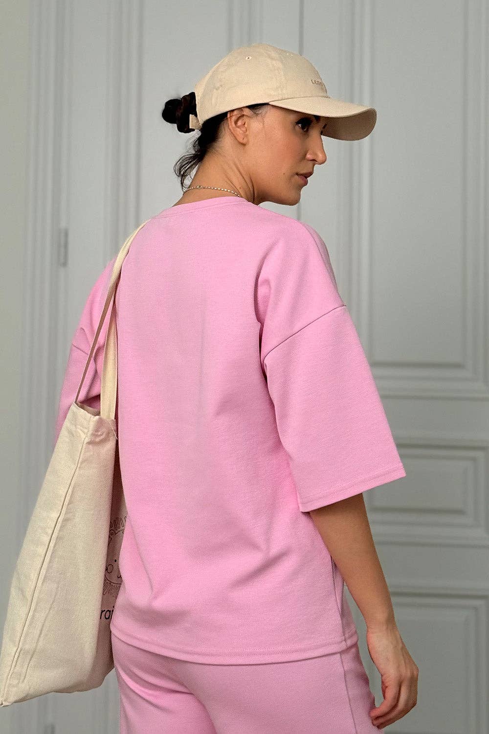 Azuri Fashion Group - Venta al por mayor Conjunto de ropa cómoda - Mujer - Conjunto de algodón rosa3