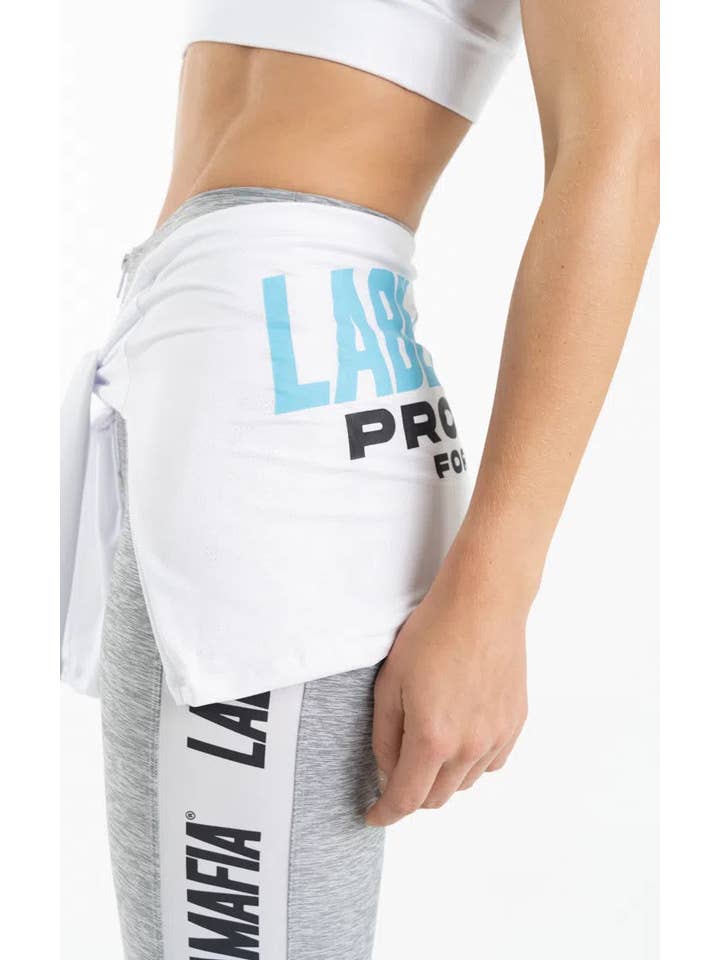 Labellamafia - Venta al por mayor Pantalones cortos deportivos - Mujer - Labellamafia Butter/ Bum Bum Pro Blanco