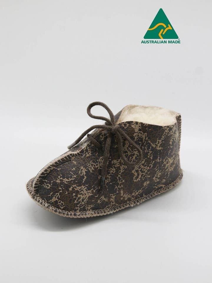 Australian Genuine Merino Sheepskin and Wool Baby Booties for wholesale by ALS Australia