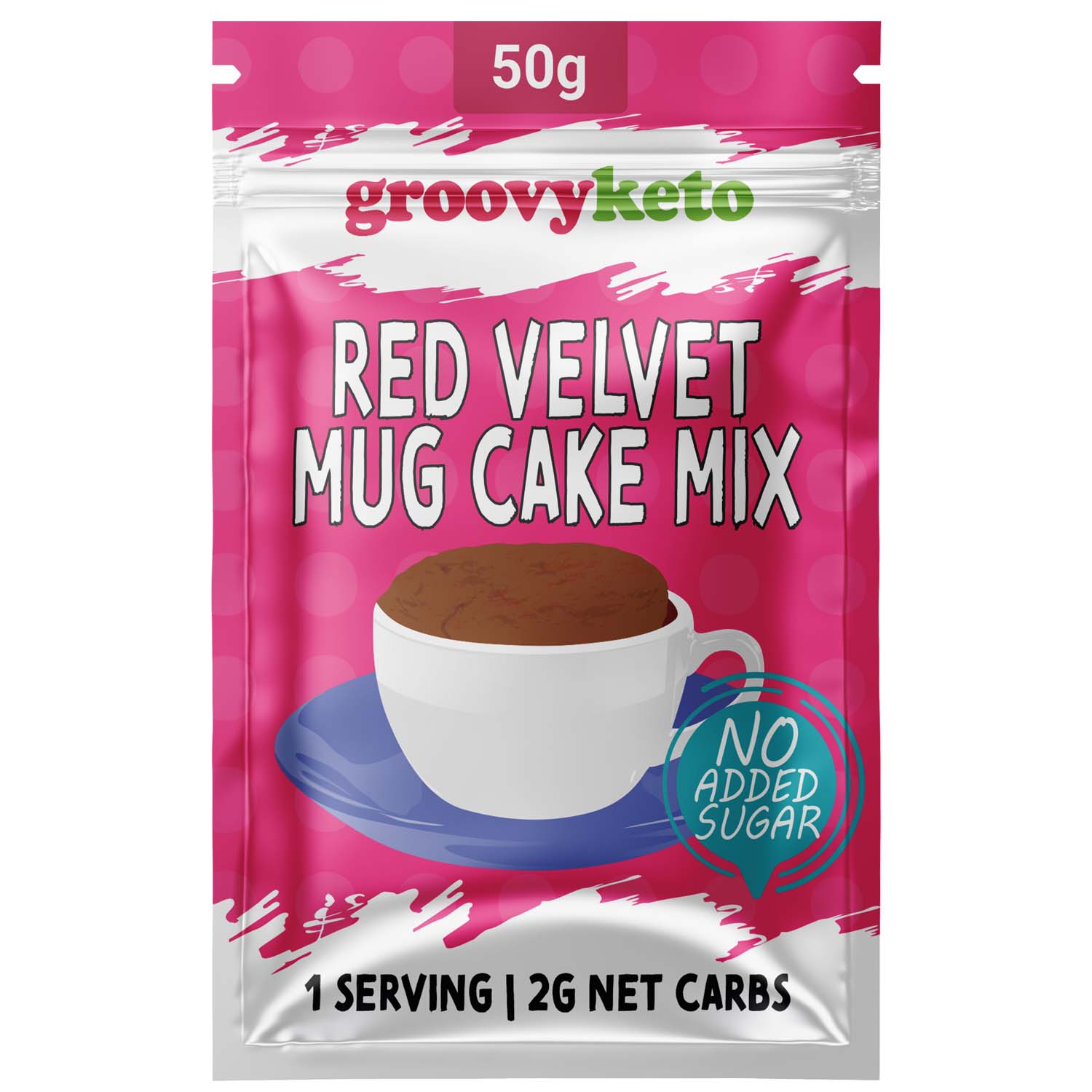 Groovy Keto – wholesale Cake mix – Groovy Keto Red Velvet Mug Cake Mix1