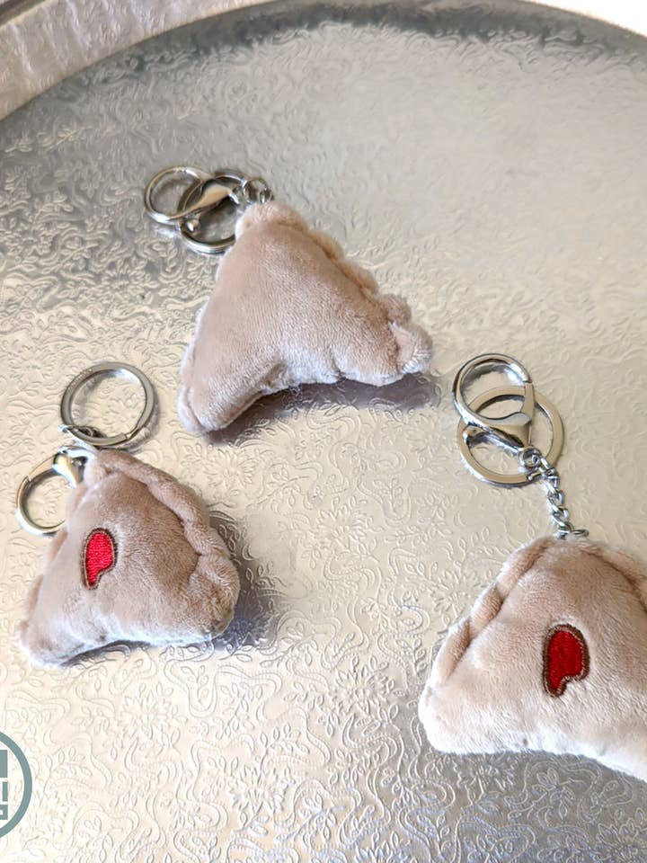 Pan Dulce "Empanada" Plush Key Chain for wholesale by Xochico