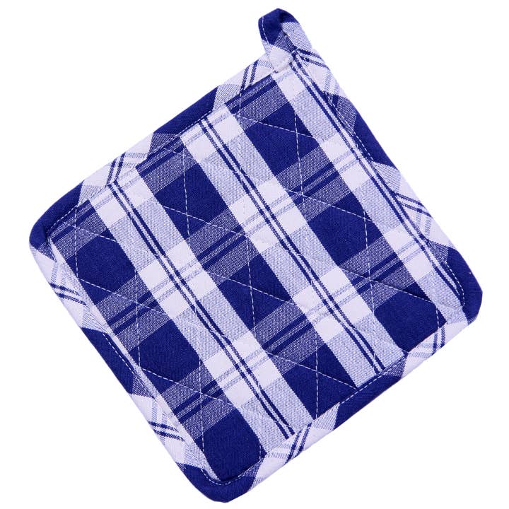 Pot Holder - Stripe Navy for wholesale by Accent Linen