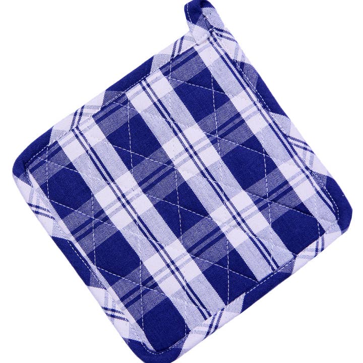 Pot Holder - Stripe Navy for wholesale by Accent Linen